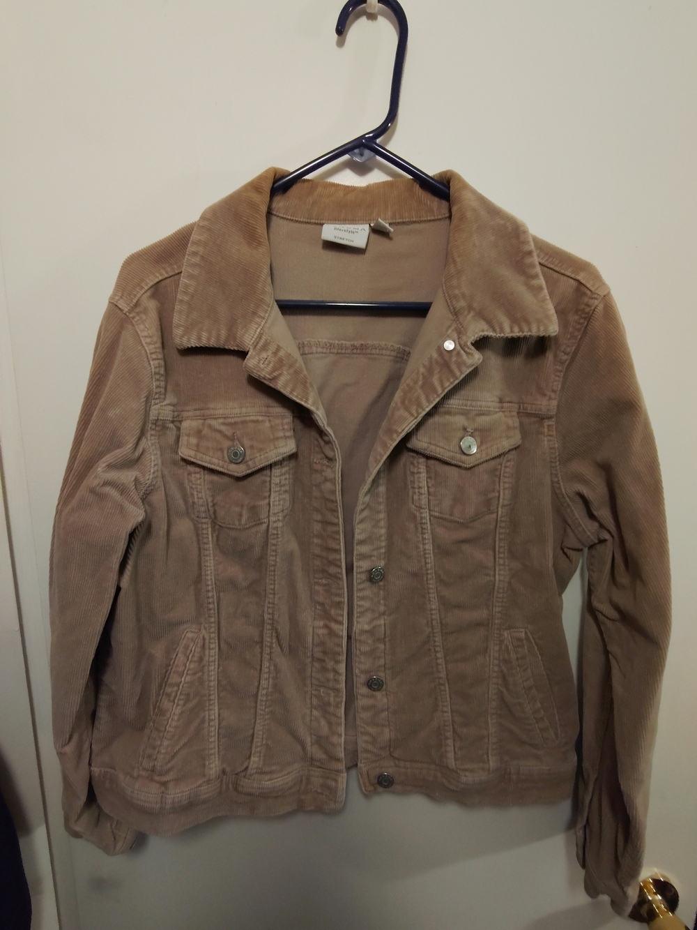 Sonoma Corduroy Large Jacket - Beige/Tan